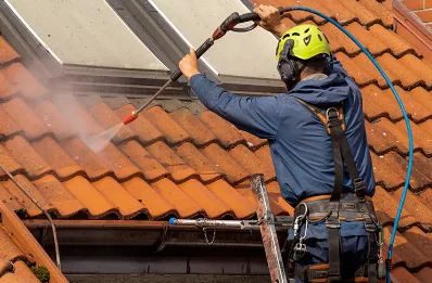 Démoussage et hydrofuge de toiture à Saulzoir